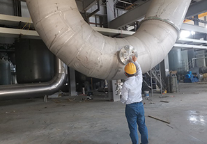 鋰電池行業(yè)客戶案例-不銹鋼內(nèi)襯陶瓷管道